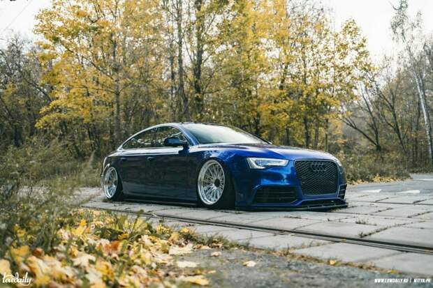 bagged audi a5 sportback 9