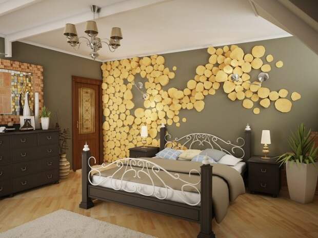 Спилы в интерьере дома. \ Фото: decorwind.ru. Спилы в интерьере дома. \ Фото: decorwind.ru.