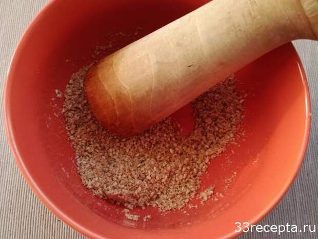 измельчаем кунжут