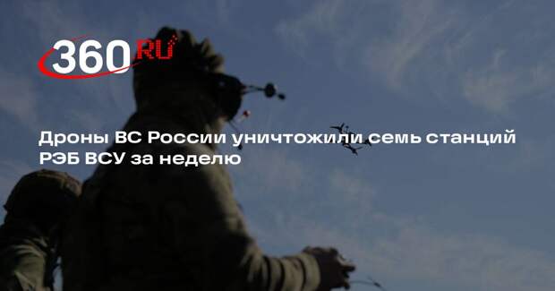 Дроны ВС России уничтожили семь станций РЭБ ВСУ за неделю