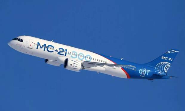 Первый собранный самолет МС-21-300 совершил 180 полетов из 300 испытательных