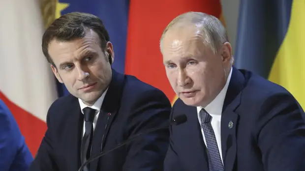 Макрон в ближайшие дни проведёт переговоры с Путиным и Зеленским