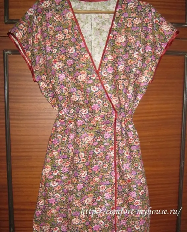 Женский халат «Юми». Фото мастер-класс по пошиву