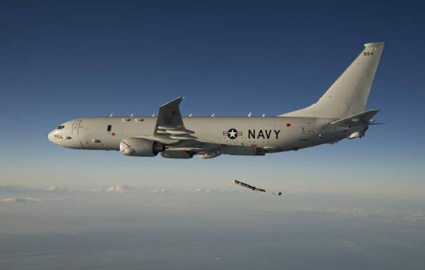 Противолодочный самолет P-8A Poseidon ВВС США. Источник изображения: 