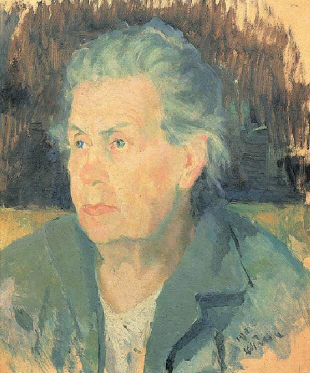 Портрет матери. Около 1932. Государственный Русский музей.