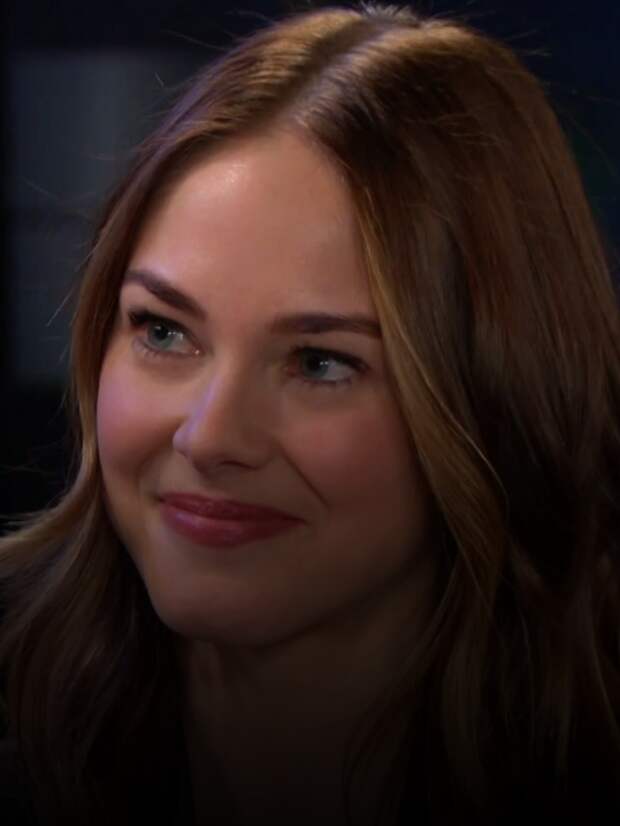 Stephanie is smiling about Alex on Days of Our Lives