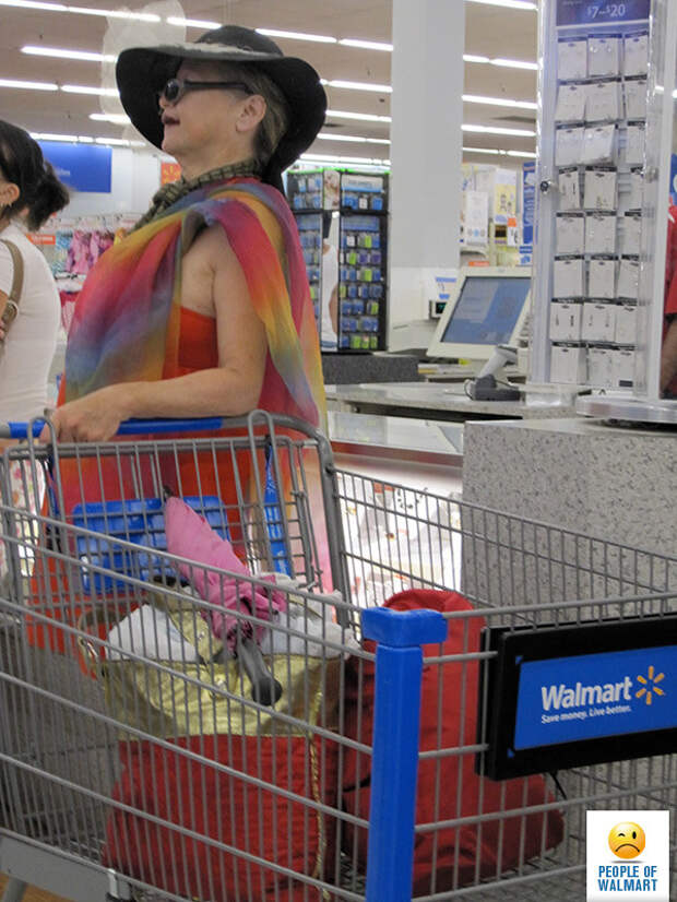 Экстравагантные покупатели Walmart walmart, люди, мода
