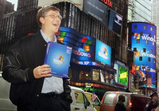 Успех: Windows XP (2001) Microsoft, windows, компания, компьютер