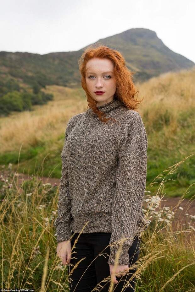 Софи из Стирлинга, Шотландия красота, рыжий, фото