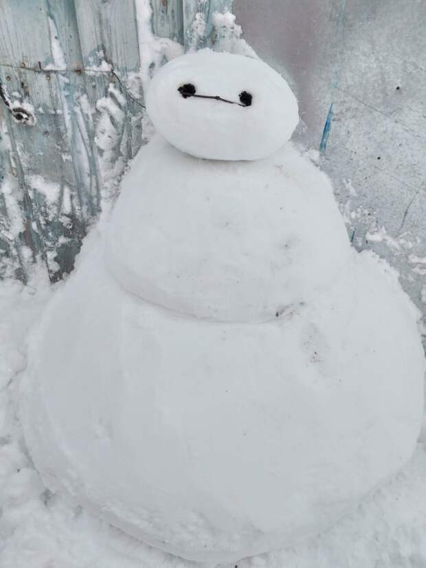 Беймакс снеговик