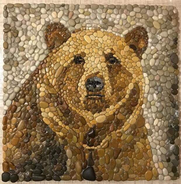 мозаика из гальки