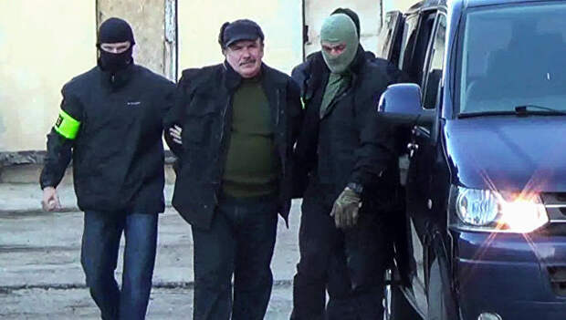 Бывший военнослужащий штаба Черноморского флота капитан 2 ранга запаса Леонид Пархоменко задержанный Федеральной службой безопасности РФ в Севастополе