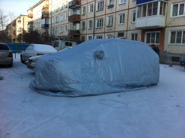 Суровая якутская зима Суровая якутская зима авто, холод, якутия, якутск