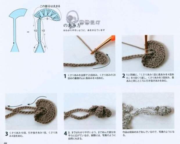 Вязание крючком шарфа схемы и модели