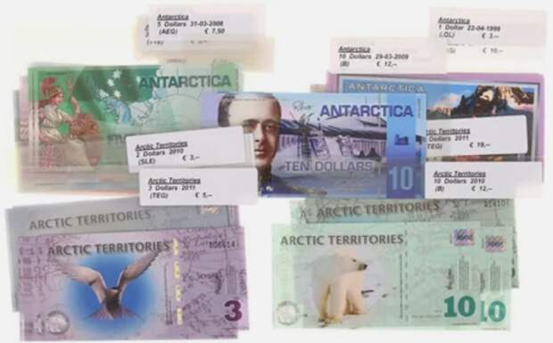 Банкноты, выпускаемые Антарктическим Заморским Банком