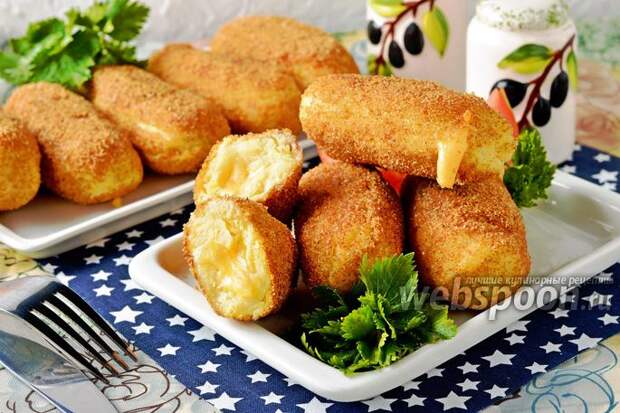 Фото Картофельные палочки с сыром