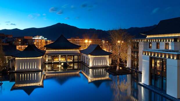 St Regis Lhasa Resort горы, отели, природа, путешествия