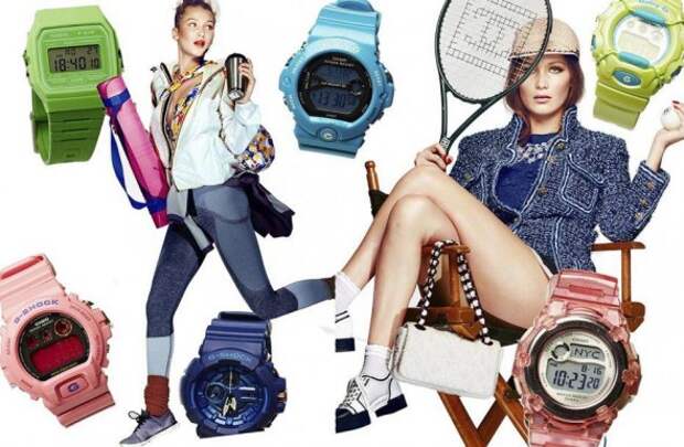 Bella Hadid Barbie Barbie gym and tennis for Jalouse magazine in January 2015