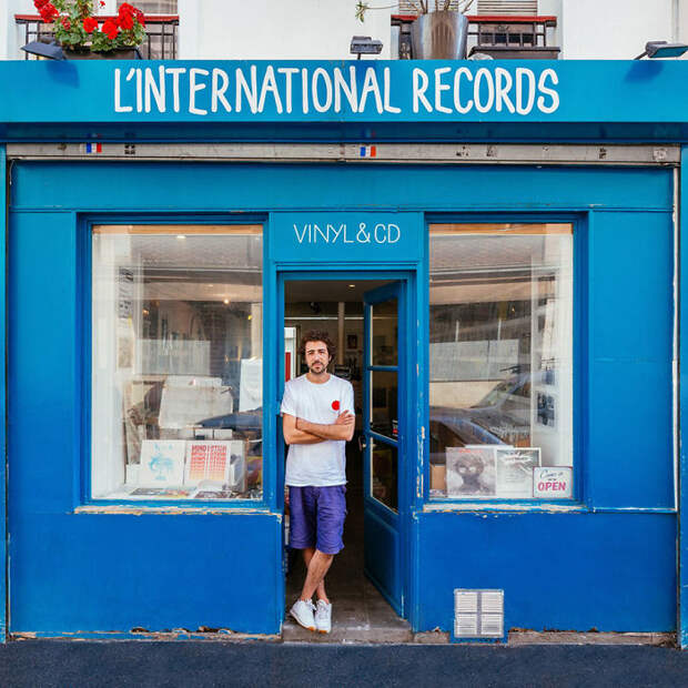 Dave Kouliche, Welcoming Visitors At His Vinyl Records Shop