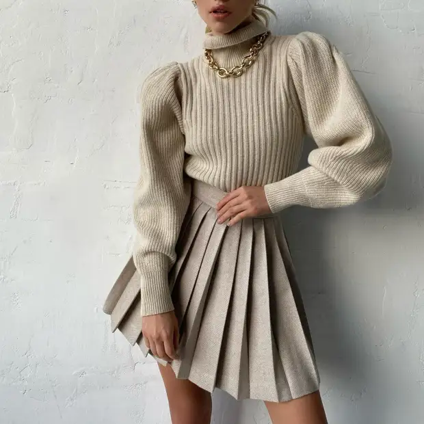 Модный свитер зима 2021: новые и оригинальные модели для стильных леди (+13 фото)
