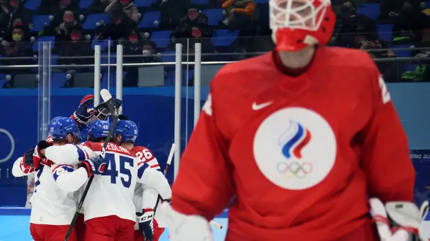 Россия в овертайме уступила Чехии в матче с 11 голами на Олимпиаде