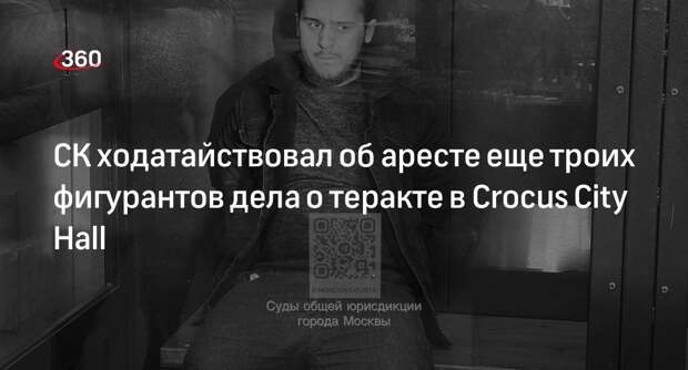 СК запросит арест еще троих фигурантов теракта в Crocus City Hall