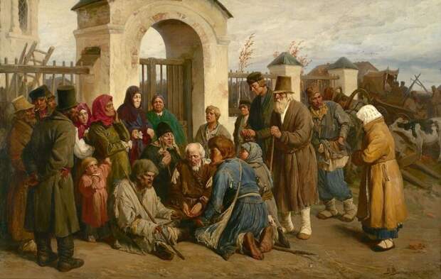 Картина «Нищие певцы», Виктор Васнецов Картина «Нищие певцы», Виктор Васнецов