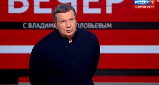 Соловьев задал неудобный вопрос Пашиняну после антироссийских выступлений в Ереване