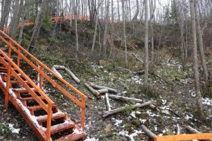 К водопаду Падун в Вытегорском районе открыли экологическую тропу