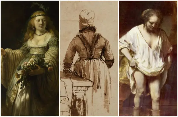 Три музы Рембрандта – Саския, Гертье, Хендрикье