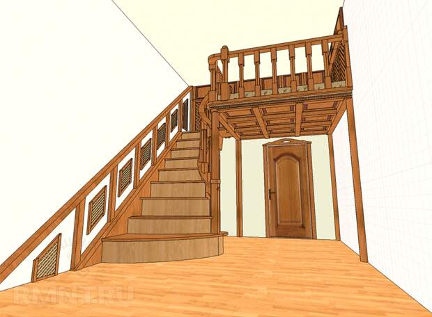 Проектирование лестницы в PRO100