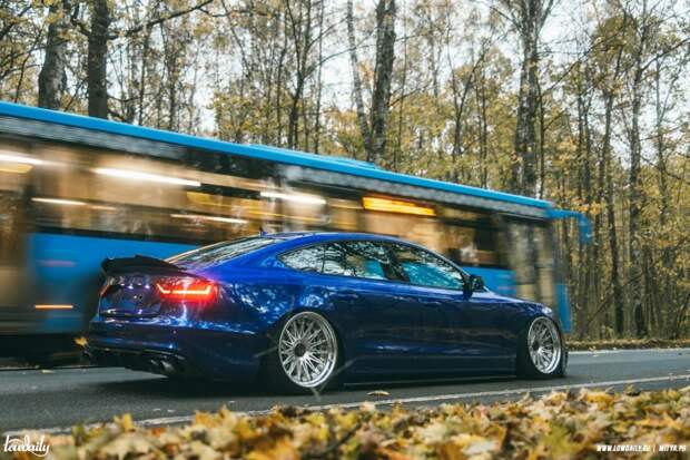 bagged audi a5 sportback 1