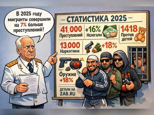 Бастрыкин о мигрантах: какие цифры преступности показал 2025 год?