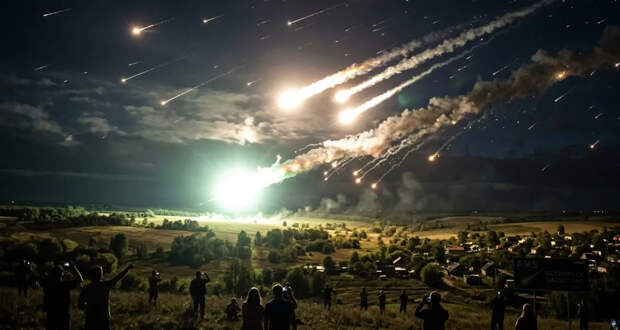 Небо над США заполонили огненные шары