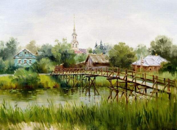 Акварели старинных русских городов Ольги Ивлевой