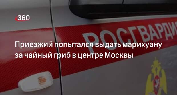 Росгвардейцы задержали в Москве водителя по подозрению в употреблении марихуаны