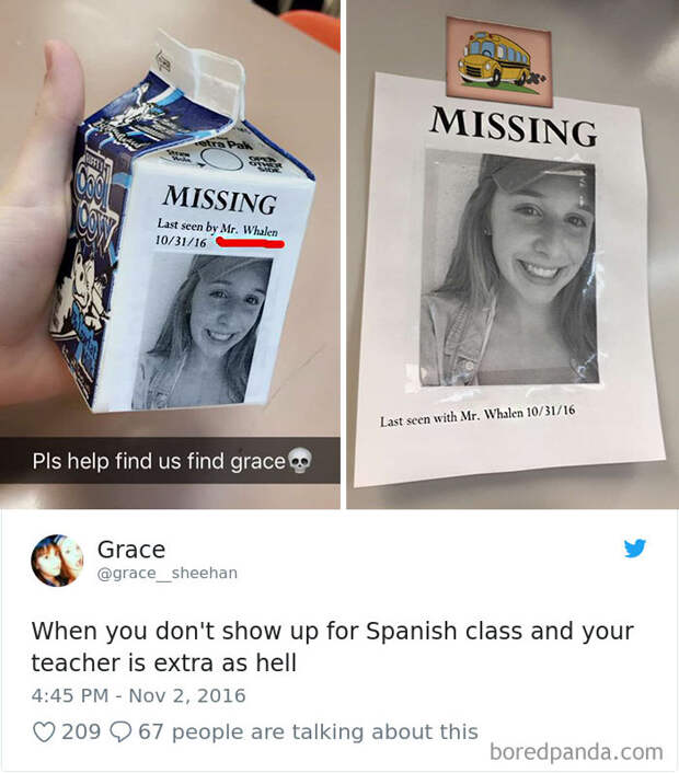When You Don't Show Up For Spanish Class And Your Teacher Is Extra As Hell