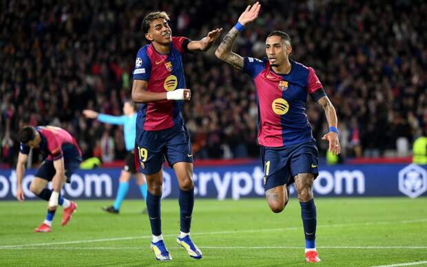 Ямаль, Рафинья и Левандовски попали в стартовый состав «Барселоны» на игру решающего тура общего этапа ЛЧ