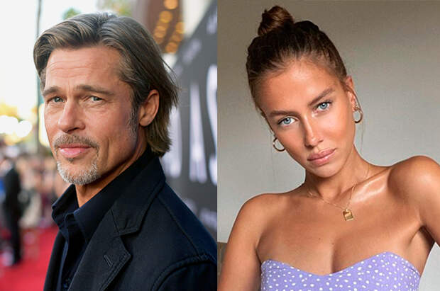 Новые подробности романа Брэда Питта и Николь Потуральски: пара встречается уже больше девяти месяцев