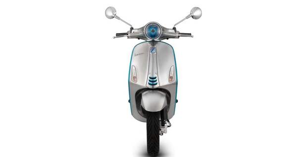 На EICMA 2016 компания Vespa представила концепт гибридного скутера Elettrica