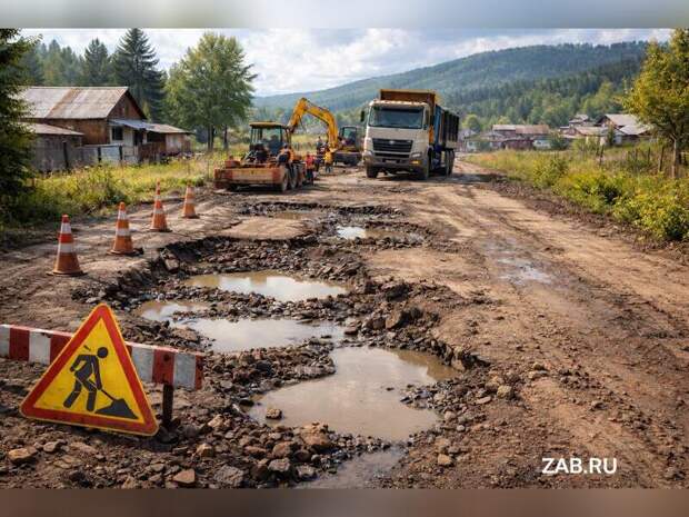 Дороги в Забайкалье в ямах: в Аксеново-Зиловском обещают ремонт к 2026 году