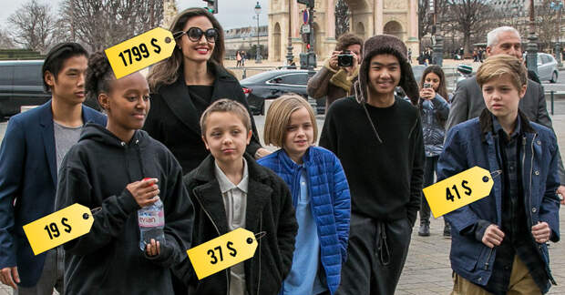 Почему Анджелина Джоли одевает детей в секонд-хенде и кормит фастфудом