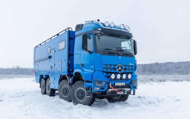 Крепость на колесах: автодом за 53 млн руб., которому не нужны дороги
