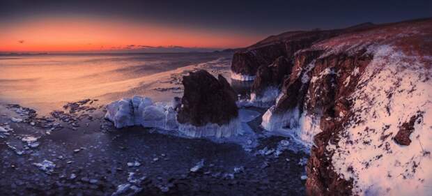 Приморский край, Хасанский район Средняя температура: −9°C −15°C зима, красота России