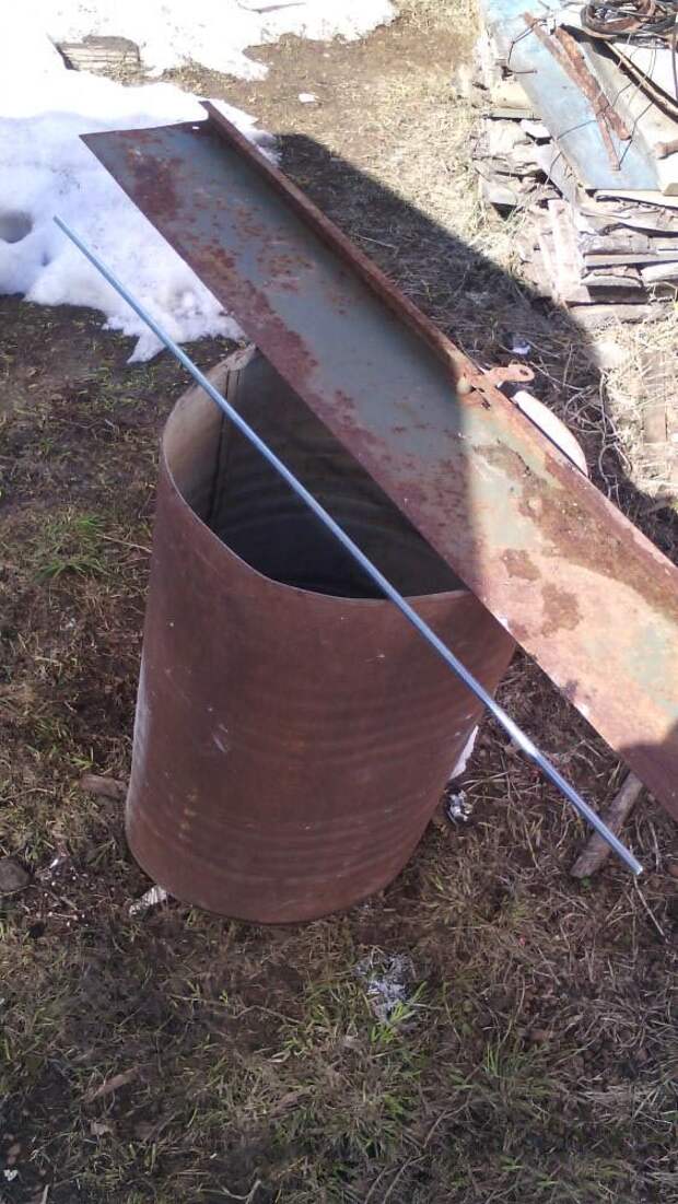 Новый мангал из старой бочки Новый мангал из старой бочки