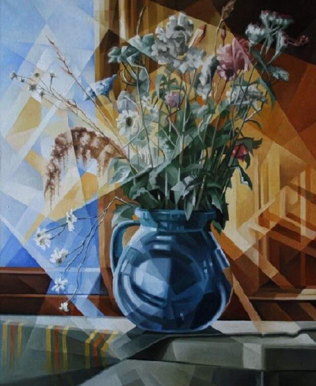 Натюрморт. Кубофутуризм от Василия Кроткова. Натюрморт. Кубофутуризм от Василия Кроткова.