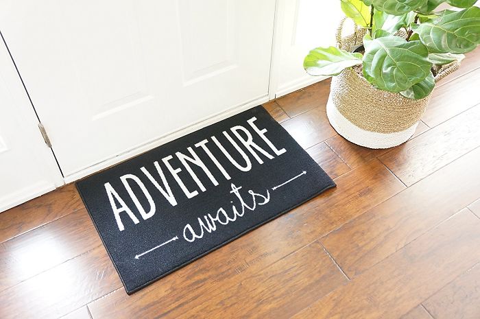 Adventure Awaits Door Mat