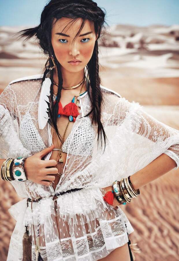 Publication: Vogue China March 2015 Model: Tian Yi Photographer: Jem Mitchell Fashion Editor: Elizabeth Sulcer