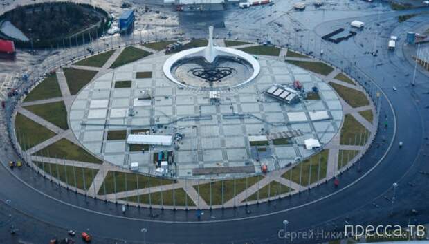 Олимпийские объекты в Сочи с вертолета (23 фото)