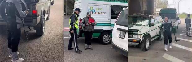 В Алматы проверили свыше сотни автомобилей на соответствие экологическим нормам